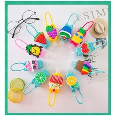 휴대용 손소독제 비누 공병 가방 스트랩, 1개