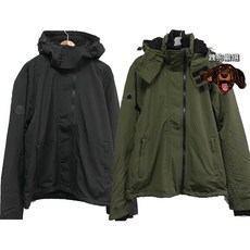 Superdry 極度乾燥 Ottoman 連帽防風外套, 完全黑,XL, 1個