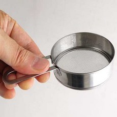 에코 미니 스텐 파우더채 채반 채망, 3개