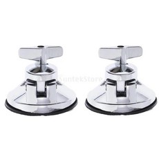 내구성 아연 오픈 드럼 홀더 랙 클램프 톰 마운트 브래킷 타악기, 8. 2 Pieces Type B