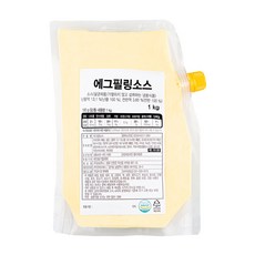 [무료아이스박스포장] 에그필링소스 1kg에그타르트 베이스, 1개, 1kg