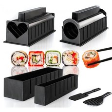 DIY壽司模具套裝組 10合1 壽司製作工具, 隨機顔色, 1套