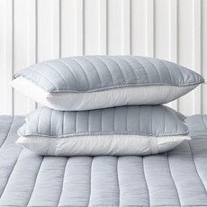 [애끌리아] 굿슬립 HR 워싱 밴딩 베개덮개 2장(40x60), 베이지, 색상:베이지, 상세 설명 참조