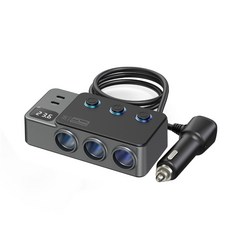 PD120W車用快充點菸器一對三 2PD Type-C 3USB, 1ea, B款