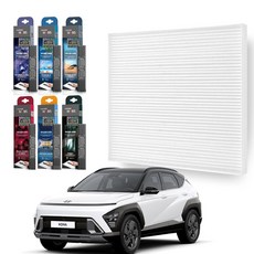 현대모비스 코나 에어컨 필터 방향제세트, 코나 2세대EV 23년-, 11번 필터+블루밍플라워