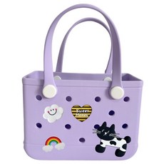 봄봄 실리콘 수영장 목욕 방수가방 + 파츠 4종세트, 방수가방 라벤더