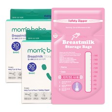 맘스베베 베이직 일회용 모유저장팩 180ml, 30개입, 2개