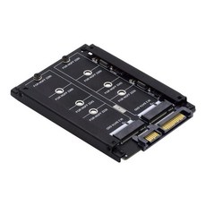 cablecc 듀얼 NGFF B+M 키 드라이브 M.2 2.5인치 카드 스팬 콤보 SSD 인클로저 SATA 디스크 JOBD 브릿지 Raid0 HDD, Dual NGFF to SATA