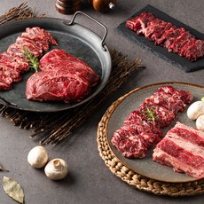 고기는 고기고 육즙가득 소고기 모듬팩 안창살+갈비살+토시살+우삼겹, 3개, 1kg