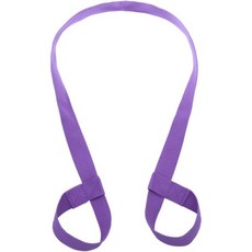 요가 애호가와 피트니스 운동을 위한 조절 가능한 매트 스트랩 캐리어 튼튼한 면 슬링, 1개