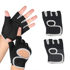 AoT 하프 헬스장갑 운전장갑, LD-838 헬스장갑-블랙-XL