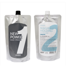 뮤겐스 뉴파워 매직 스트레이트 1 2제 각 500g / 간강모, 2개