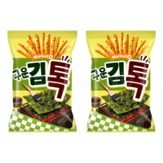 신상과자 오리온 구운김톡, 2개, 136g
