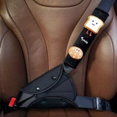 mua 兒童安全帶固定器, 1個, 曲奇麵包【三角+護肩】四季款