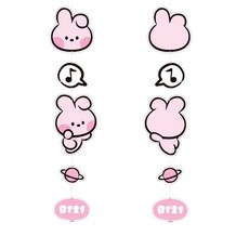 BT21 Minini 미니니 아크릴 모빌 인테리어 아기방꾸미기 코야 알제이 슈키 망 치미 타타 쿠키, 쿠키 COOKY