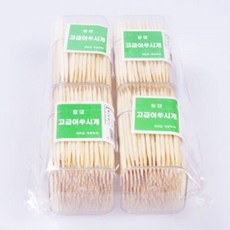 이쑤시개 요지 신적꽂이 식당 주방 이쑤시개 4p 요지 치간치솔 치간칫솔이쑤시개 치간이쑤시개 이쑤시게 녹말이쑤시개 일회용치실 치실이쑤시개 이수시개 과일꽂이+동아상사Shop, 빠른배송