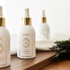 메이드써니 식물성 섬유 향수 탈취제 골드120ml 정전기방지 패브릭 룸 스프레이 옷 신발, 클린코튼, 1개, 120ml