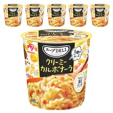 味之素 Soup Deli 鮮奶油培根義大利麵 含碗, 6個, 35.2g
