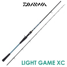 다이와 라이트 게임 XC 낚싯대 662XHB, 블루 + 블랙 블루 + 블랙
