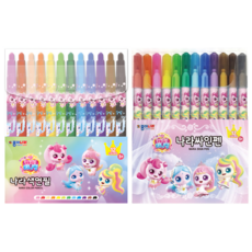 리오니즈 캐치티니핑 12색 색연필 + 싸인펜 세트, 단품, 단품