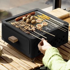 포트리 캠핑 미니 불멍 바베큐 숯불 화로대, 1개