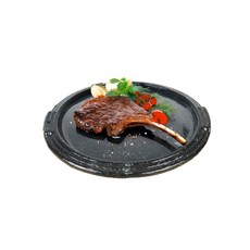 혜문전방 함박스테이크 원형 철판 단품 3호, 1개