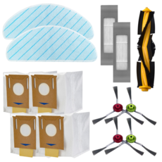 비브랜드 에코백스 디봇 오즈모 T9 물걸레 필터 더스트백 메인브러쉬 호환 부품, 1세트, 소모품