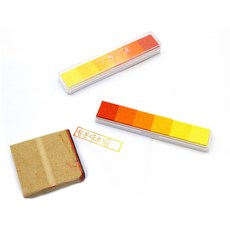 문구 사무용품 스탬프패드 컬러 세트