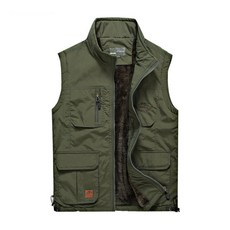 Lara-T-Y現場工作建設登山釣魚工作服保暖防寒多功能背心
