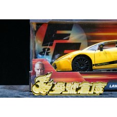 參號倉庫 JADA 1:24 合金車 玩命關頭 藍寶堅尼 Gallardo Superleggera JD326091KD, 1個, 盒損