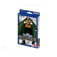 반다이 스타트덱 왕의 부하 칠무해 원피스 카드게임, 블루, 1개