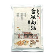台梗九號米 台灣產, 1.5kg, 1個, 一等米