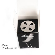 페디큐어 드릴 비트 매니큐어 사포 디스크 네일 전기, 색상: 1. Hollow 25mm, 1개