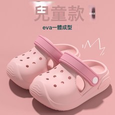 可愛寶寶洞洞鞋男女童夏季涼拖嬰幼兒外出沙灘鞋透氣軟底防滑拖鞋