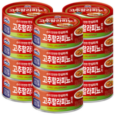 사조 고추할라피뇨 참치 / 참치캔 통조림, 12개, 100g