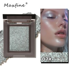 Maxfine 單色眼影 腮頰兩用 珠光細閃 顯色提亮, 1個, #07產品僅供銷售，禁止國內銷售，,2.3g