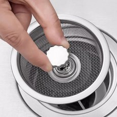 싱크대 한 주방 배수구 스텐 거름망 스테인리스망, 1개