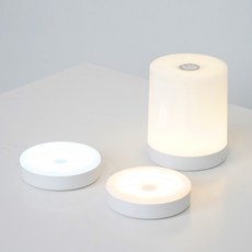 무선 LED USB 충전식 밝기 조절 무드등 수면등 수유등 취침등 침실등 미니 조명, 터치 무드등 (백색불빛)