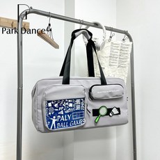 PARK DANCE 男士大容量運動健身訓練包 旅行包 羽毛球拍收納包 單肩包 (新北出貨), 灰色加厚版【面料升級加強結實更耐用】, 1個