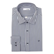[백화점 정품] 에스티듀퐁 스트라이프 긴팔 남방 일반핏 와이셔츠 (SE5FM11LS164SNY)