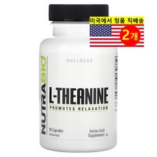 뉴트라바이오 l-테아닌 200mg 90 캡슐, 2개, 90정