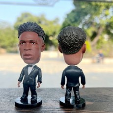 축구 팬 필수 컬렉션 클래식 스타 피규어 인형 모형 세트, 비닐신