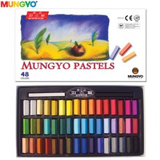 [문교] 일반 사각 파스텔 48색 지함 MPS-48