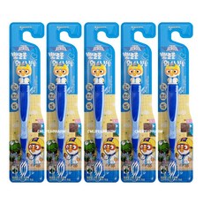 뽀로로 히어로즈 어린이 칫솔 5개 3세이상, 1개입, 의사