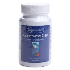 Allergy Research Group 輔酶Q10生育酚保健軟膠囊, 60顆, 1罐