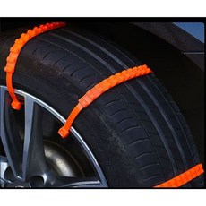 케이블타이 스노우체인 비상용 눈길 스노우체인 1개wat9+2ewr