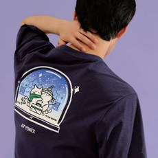 요넥스 253TS036U 배드민턴 오버핏 반팔 티셔츠 남녀공용