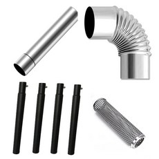 저스트캠프 난로연통 화목난로 연통, 03. 엘보연통