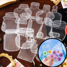 싸게파는가게 책클립 어린이집 저학년 유아 북마크 만들기 DIY 스티커 필름 20P, 1세트, 디자인/밀폐병