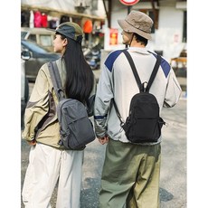 여행용 슬링백 남여공용 힙색 크로스백 방수 바스락 메신저백